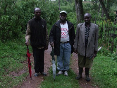 Kimutai Korir, David Sitienei, and Joseph Singoe, Ogiek men claiming theft of land by Kenya government