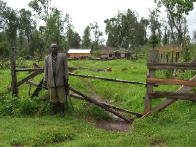 Joseph Singoe, an Ogiek man claiming his land has been stolen by a Kenya government official
